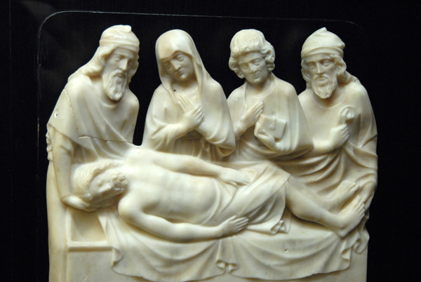 Entombment of Christ, 14th C. French marble