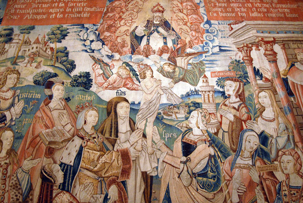 Tapestry Triumph and the Death of Honor Flemish 16th C.
