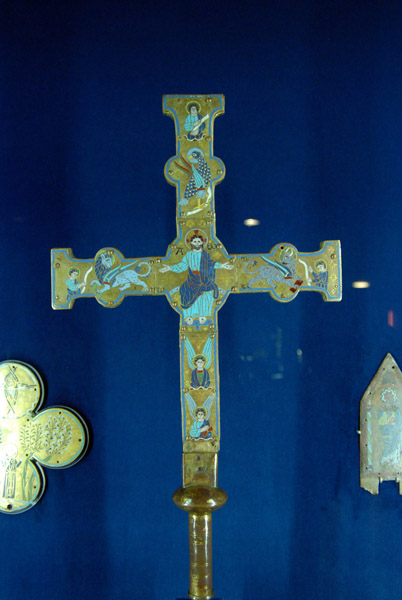 Two-sided cross, Limoges ca 1225