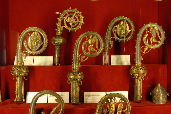 Crozier heads from 12-13th C. Limoges