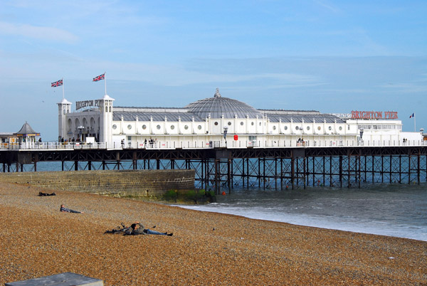 Brighton Pier, since 1899 when it opened as the Palace Pier