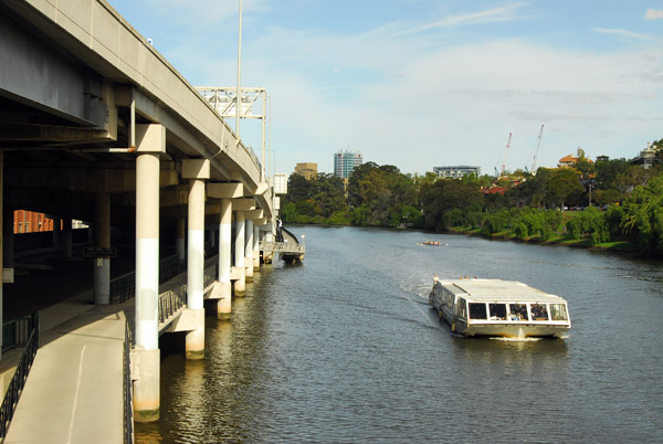 Citylink Expressway along the north side of the Yarra River