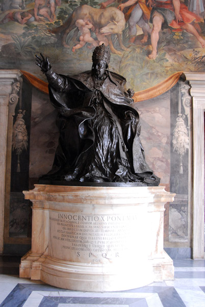 Pope Innocent X by Algardi (1645-1650) Sala degli Orazi e dei Curiazi