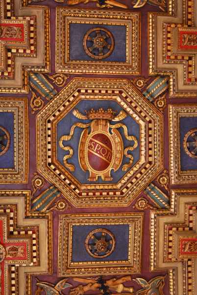 Ceiling of the Sala dei Trionfi, Palazzo dei Conservatori