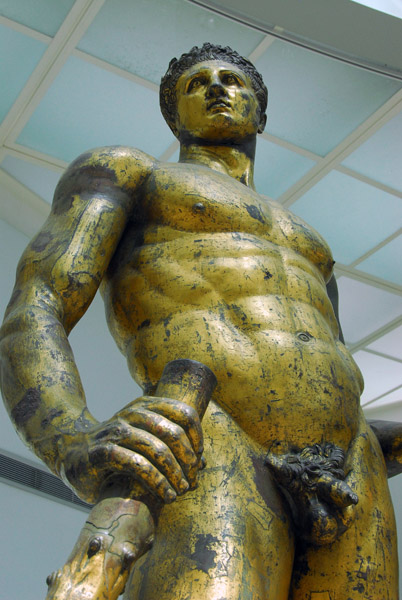 This 2nd C. BC Hercules stood on the Forum Boarium in Rome