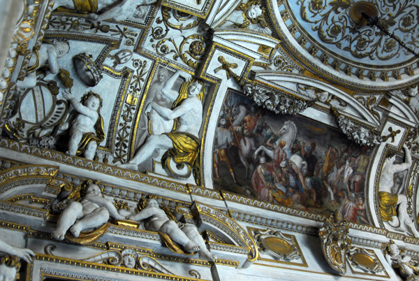 Stuccoed vault of the Chapel of the Palazzo dei Conservatori, 1575-1578, Rome