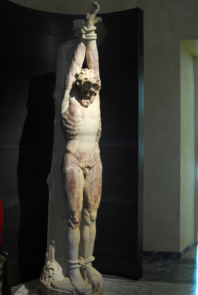 Statue of Marsyas, Roman copy of a 4th C. BC Greek original