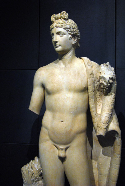 Statue of the Genius of Emperor Domitian (81-96 AD) with cornucopia