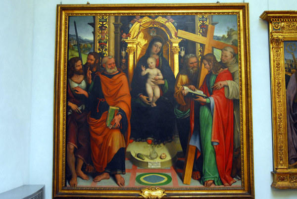 Madonna and Child with Saints by Agostino Marti, 1513