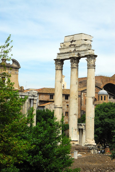 Temple of Castor and Pollux, 495 BC, Roman Forum