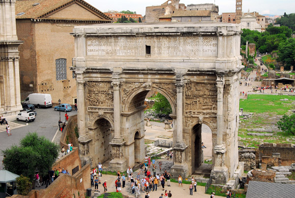 Arch of Septimius Severus, Foro Romano