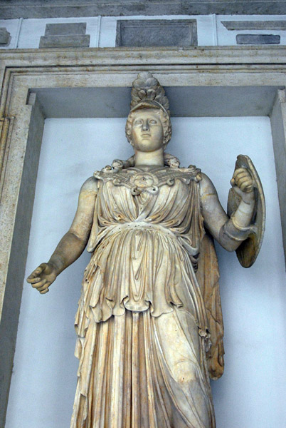 2nd C. BC statue of Minerva, Museo Capitolino Atrium