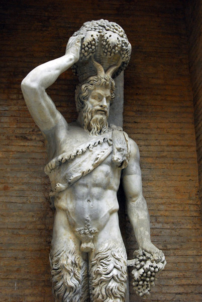 Satiro Della Valle” 2.79m tall Hellenistic marble, Museo Capitolino