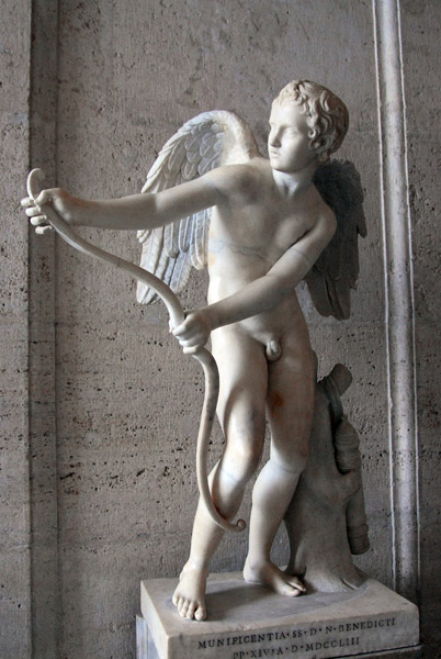 Eros Stringing his Bow, from an original of Lisippo