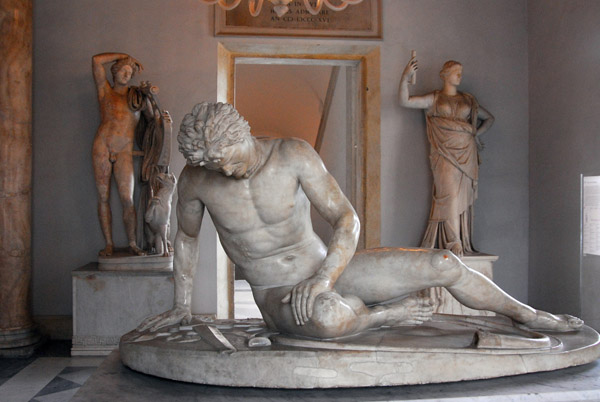 The Dying Gaul, after an original from 241-197 BC, found in 1622 - Museo Capitolino - Sala del Gladiatore