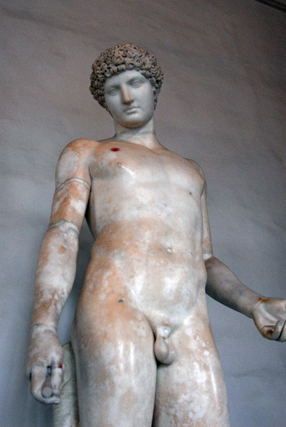 Capitoline Antinous (Antinoo Capitolino) found at the Villa Adriana in Tivoli