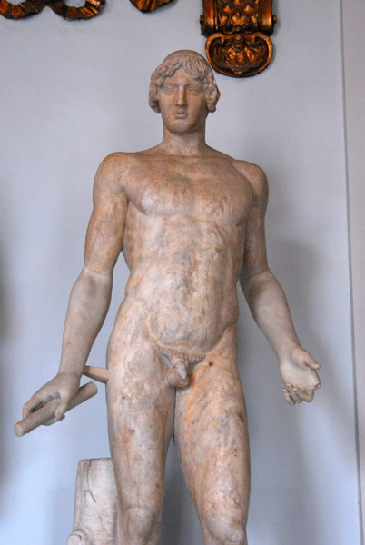 Roman copy of the Apollo of Omphalos attributed to Kalamis, 480-460 BC
