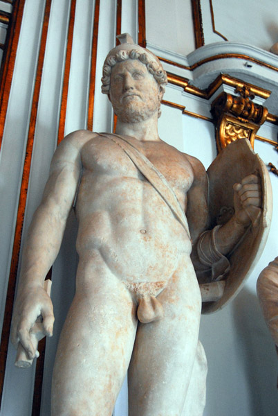 Emperor Hadrian as Mars, god of war - 5th C. BC