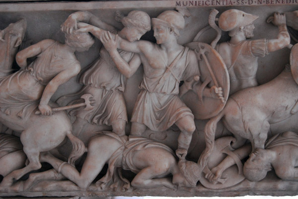 Sarcophagus in the Galleria of the Museo Capitolino