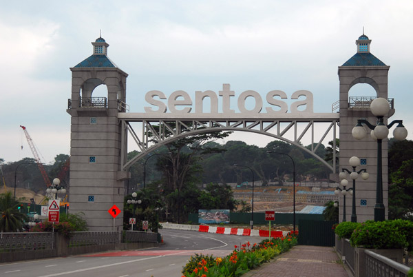 Gate to Sentosa Island, Singapore