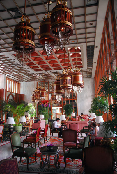 Lobby of the Oriental Hotel, Bangkok
