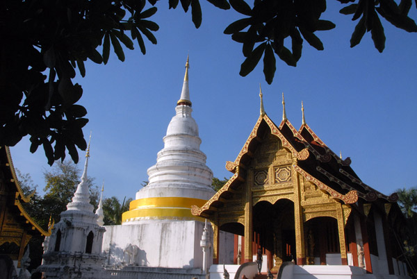 Ordination Hall with stupa, Wat Phra Singh