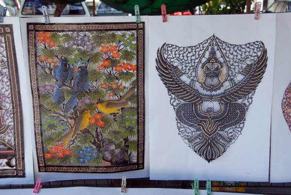 Artwork, Chiang Mai market