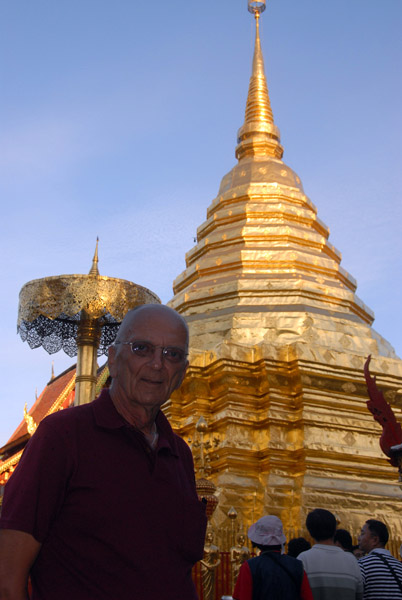 Dad at Wat Phra That Doi Suthep, Dec 2007