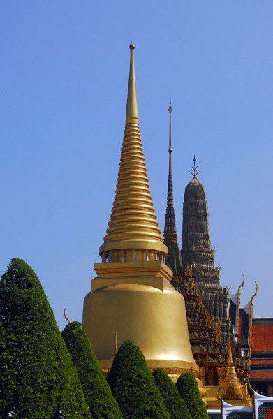 Wat Phra Kaeo, the Royal Chapel at the Grand Palace