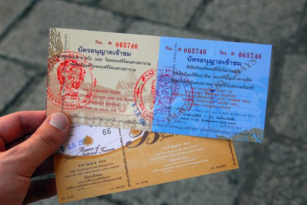 Tickets to the Grand Palace