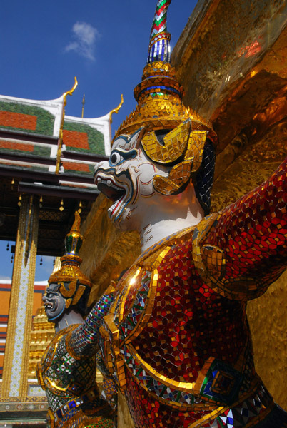 Figure on the Golden Chedi