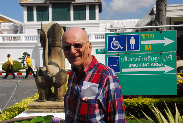 Dad at the Grand Palace, Bangkok