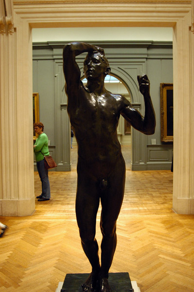 Bronze of a male nude