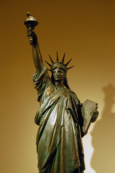 Preliminary model of the Statue of Liberty by Frdric Agouste  Bartholdi,1875