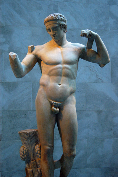 Diadoumenos - Roman copy ca 69-96 AD copy of a 430 BC Greek original by Polykleitos