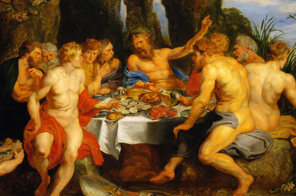 The Feast of Achelos by Peter Paul Rubens and Jan Brueghel the Elder, ca 1615
