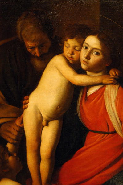 The Holy Family with the Infant St. John the Baptist by Caravaggio, ca 1602