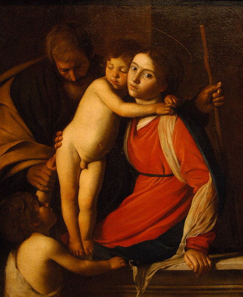 The Holy Family with the Infant St. John the Baptist by Caravaggio, ca 1602, Metropolitan Museum of Art, NY