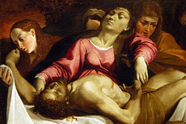 The Lamentation by Ludovico Carracci, ca 1582