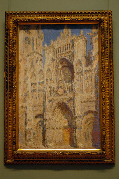 Rouen Cathedral: The Portal (in Sun) by Claude Monet, 1892