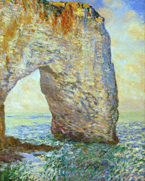 The Manneporte near tretat by Claude Monet, 1886