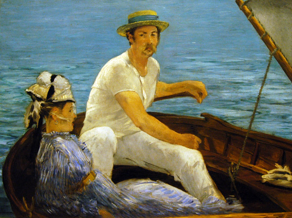 Boating by Édouard Manet, 1874