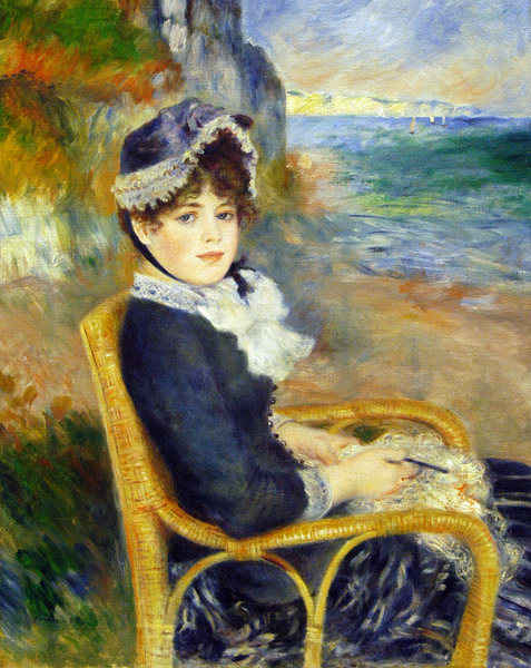 By the Seashore by Pierre-Auguste Renoir, 1883