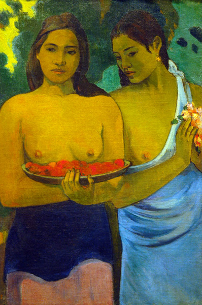 Two Tahitian Women by Paul Gauguin, 1899