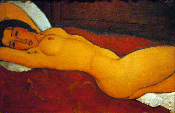 Reclining Nude by Amedeo Modigliani, 1917