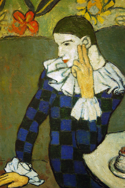 Harlequin by Pablo Picasso, 1901