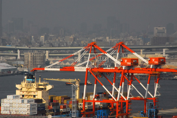 Cranes at the Port of Osaka