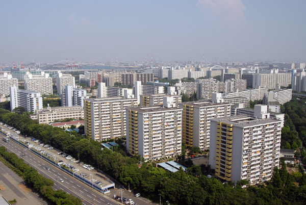 Residential apartments from the Hyatt Regency Hotel