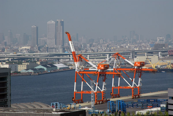 Port of Osaka from the Hyatt Regency Hotel