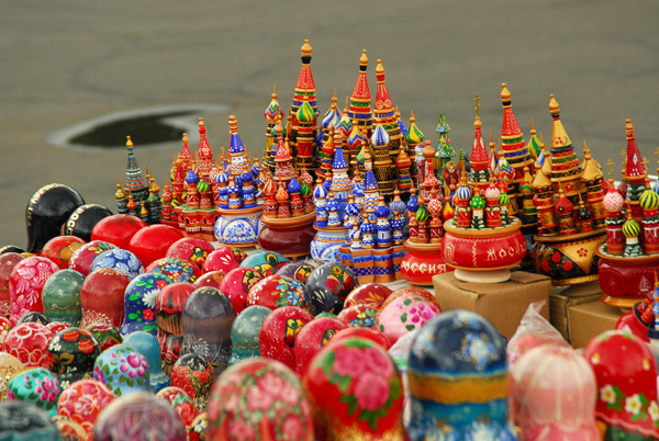 Typical Russian souvenirs